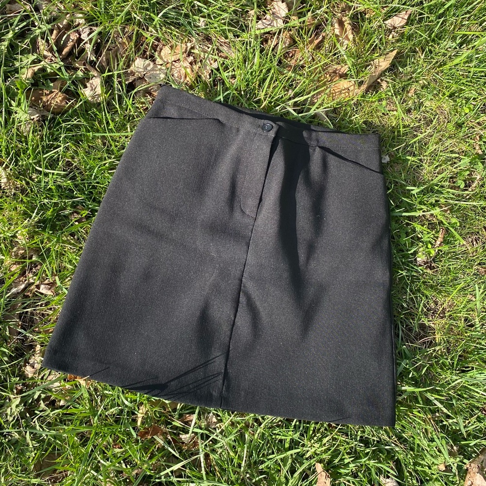 vintage black “odds’n evens” skirt-